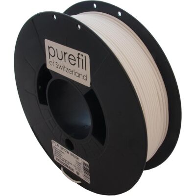 Purefil Filament PLA purfil (PLA, 1.75 mm, 350 g), Filament 3D, Blanc Purefil Filament PLA purfil (PLA, 1.75 mm, 350 g), Filament 3D, Blanc