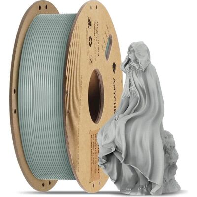 Anycubic PLA Matte Filament 1kg Grey (PLA, 1.75 mm, 1000 g), Filament 3D, Argent, Gris Anycubic PLA Matte Filament 1kg Grey (PLA, 1.75 mm, 1000 g), Filament 3D, Argent, Gris