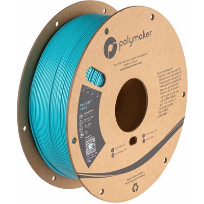 Polymaker PolyLite PETG V2 - Teal - 1.75mm (PETG, 1000 g, 1.75 mm), Filament 3D, Turquoise Polymaker PolyLite PETG V2 - Teal - 1.75mm (PETG, 1000 g, 1.75 mm), Filament 3D, Turquoise