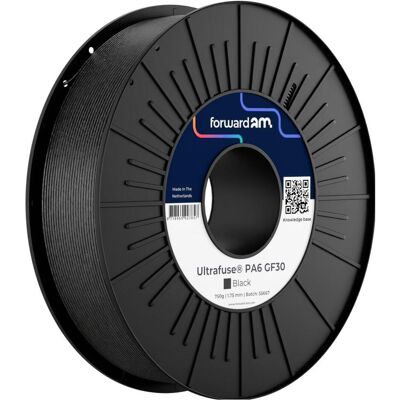 Basf Ultrafuse PA6 GF30 Noir 1.75mm 700g (Nylon, 1.75 mm, 700 g), Filament 3D, Noir Basf Ultrafuse PA6 GF30 Noir 1.75mm 700g (Nylon, 1.75 mm, 700 g), Filament 3D, Noir