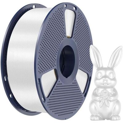 Sunlu PLA+ Seidenfilament (Weiss) (PLA+ LECTURE, 1000 g), Filament 3D, Blanc Sunlu PLA+ Seidenfilament (Weiss) (PLA+ LECTURE, 1000 g), Filament 3D, Blanc