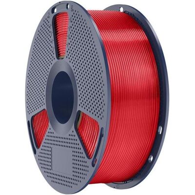 Sunlu Filament PLA+ (przezroczysty czerwony) (PLA+ LECTURE, 1.75 mm, 1000 g), Filament 3D, Rouge, Transparent Sunlu Filament PLA+ (przezroczysty czerwony) (PLA+ LECTURE, 1.75 mm, 1000 g), Filament 3D, Rouge, Transparent