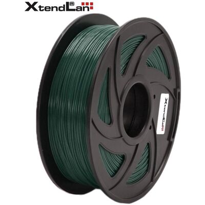 XtendLan PLA-Filament jägergrün / Schnur für 3D-Drucker / PLA / 1,75 mm / 1 kg (PLA, 1000 g, 1.75 mm), Filament 3D, Vert XtendLan PLA-Filament jägergrün / Schnur für 3D-Drucker / PLA / 1,75 mm / 1 kg (PLA, 1000 g, 1.75 mm), Filament 3D, Vert