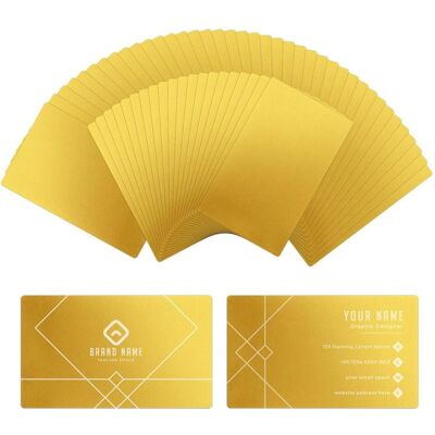 XTool Cartes d'affaires en métal - 60pcs (Accessoire), 3D accessoires XTool Cartes d'affaires en métal - 60pcs (Accessoire), 3D accessoires
