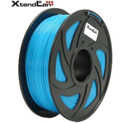 XtendLan PLA-Filament Azurblau / Schnur für 3D-Drucker / PLA / 1,75 mm / 1 kg (PLA, 1000 g, 1.75 mm), Filament 3D, Bleu XtendLan PLA-Filament Azurblau / Schnur für 3D-Drucker / PLA / 1,75 mm / 1 kg (PLA, 1000 g, 1.75 mm), Filament 3D, Bleu
