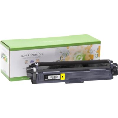 Cartouche de toner STATIC - Jaune à haut rendement pour Brother TN-241Y, TN-221Y Cartouche de toner STATIC - Jaune à haut rendement pour Brother TN-241Y, TN-221Y