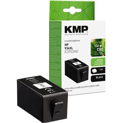 KMP, Cartouche d'impression, schwarz Druckerpatrone kompatibel zu HP 934XL (C2P23AE) KMP, Cartouche d'impression, schwarz Druckerpatrone kompatibel zu HP 934XL (C2P23AE)