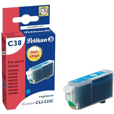 Pelikan Cartouche d'impression, Pgi-520 (C) Pelikan Cartouche d'impression, Pgi-520 (C)