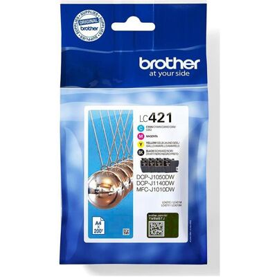 Brother Cartouche d'impression, LC421 VALUE BP INK & DR SEC Brother Cartouche d'impression, LC421 VALUE BP INK & DR SEC