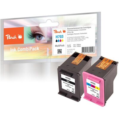 Peach, Cartouche d'impression, Pack économique de têtes d'impression compatibles avec HP No. 703 Series Peach, Cartouche d'impression, Pack économique de têtes d'impression compatibles avec HP No. 703 Series