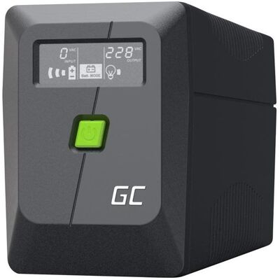 GreenCell Wireless charger Green cell Nepārtrauktas barošanas bloks Green Cell PowerProof LCD UPS 650VA 360W (6500 VA, 360 W, ASI line-interactive), Onduleur GreenCell Wireless charger Green cell Nepārtrauktas barošanas bloks Green Cell PowerProof LCD UPS 650VA 360W (6500 VA, 360 W, ASI line-interactive), Onduleur