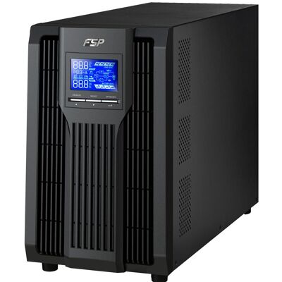 Fortron FSP UPS Champ 2kVA TW-SCHUKO en ligne 1800W 3xSchuko (2000 VA, 1800 W, ASI online double conversion), Onduleur Fortron FSP UPS Champ 2kVA TW-SCHUKO en ligne 1800W 3xSchuko (2000 VA, 1800 W, ASI online double conversion), Onduleur