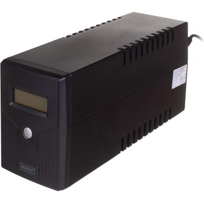 Digitus UPS Line-Interactive LCD Basique - 600VA, 360W, 2x Schuko Digitus UPS Line-Interactive LCD Basique - 600VA, 360W, 2x Schuko