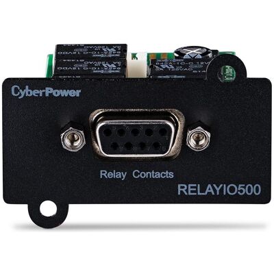 Cyberpower RELAYIO500 Carte relais Contacts libres de potentiel compatible avec la série PR, Accessoire ASI Cyberpower RELAYIO500 Carte relais Contacts libres de potentiel compatible avec la série PR, Accessoire ASI