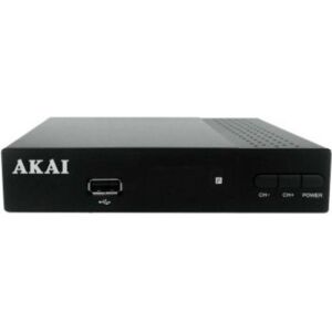 Akai Décodeur numérique terrestre Zap266kh (DAB+), Récepteur AV, Noir Akai Décodeur numérique terrestre Zap266kh (DAB+), Récepteur AV, Noir