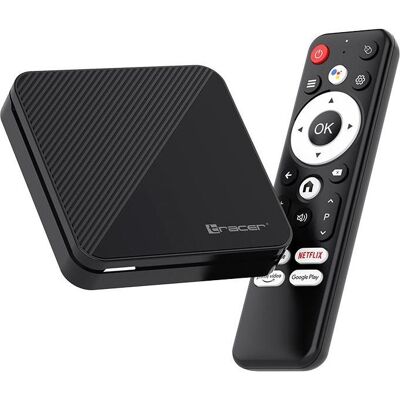 Tracer Odtwarzacz multimedialny Odtwarzacz multimedialny TV Box (16 Go), Boîtier de diffusion en continu, Noir Tracer Odtwarzacz multimedialny Odtwarzacz multimedialny TV Box (16 Go), Boîtier de diffusion en continu, Noir