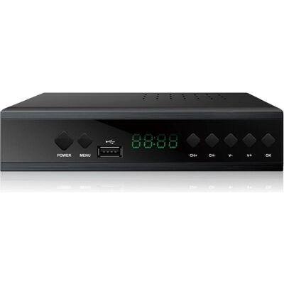 Extralink Accueil Décodeur DVB-T2 TV Tuner H.265 HEVC FULL HD USB HDMI + télécommande (DVB-T2), Récepteur TV, Noir Extralink Accueil Décodeur DVB-T2 TV Tuner H.265 HEVC FULL HD USB HDMI + télécommande (DVB-T2), Récepteur TV, Noir