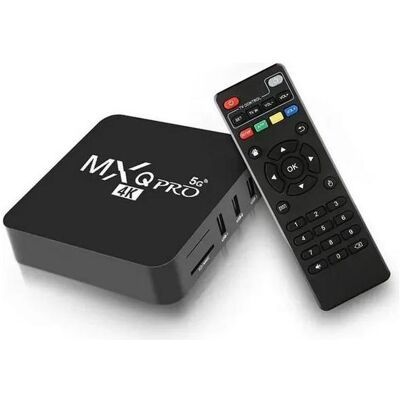 Roger MXQ Pro 4K 5G TV Box 2GB / 16GB / Quad Core RK3228A / Android 12 (16 Go, Android 12), Boîtier de diffusion en continu, Noir Roger MXQ Pro 4K 5G TV Box 2GB / 16GB / Quad Core RK3228A / Android 12 (16 Go, Android 12), Boîtier de diffusion en continu, Noir