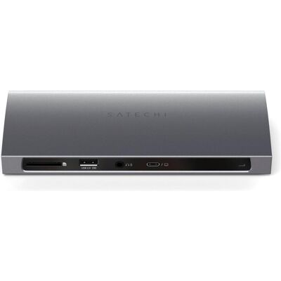 Satechi Thunderbolt 4 Dock (Thunderbolt, 11 ports), Station d’accueil + hub USB, Gris Satechi Thunderbolt 4 Dock (Thunderbolt, 11 ports), Station d’accueil + hub USB, Gris
