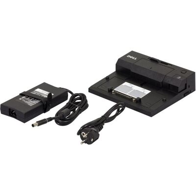 Dell Simple E Port EURO 130W Adp. (1 portion), Station d’accueil + hub USB, Noir Dell Simple E Port EURO 130W Adp. (1 portion), Station d’accueil + hub USB, Noir