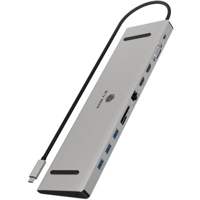 Station d'accueil ICY BOX IB-DK2106a-CPD - 11-en-1, 100W PD, Double Moniteurs Station d'accueil ICY BOX IB-DK2106a-CPD - 11-en-1, 100W PD, Double Moniteurs