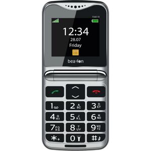 Bea-Fon Fold 10 schwarz-silber (2.20", 0.30 Mpx), Téléphone portable à touches, Argent, Noir Bea-Fon Fold 10 schwarz-silber (2.20", 0.30 Mpx), Téléphone portable à touches, Argent, Noir