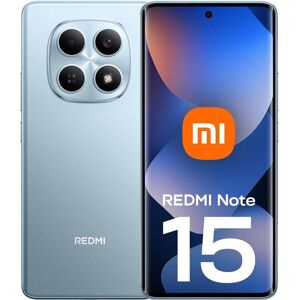 Xiaomi Redmi Note 15 (128 Go, Glacier Blue, 6.77", Double SIM hybride, 4G), Téléphone portable, Bleu Xiaomi Redmi Note 15 (128 Go, Glacier Blue, 6.77", Double SIM hybride, 4G), Téléphone portable, Bleu