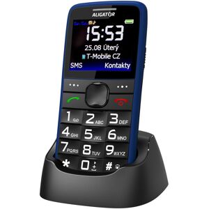 Aligator A675BL (2.20"), Téléphone portable à touches, Noir, Bleu Aligator A675BL (2.20"), Téléphone portable à touches, Noir, Bleu