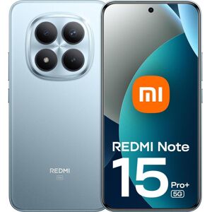 Xiaomi Redmi Note 15 Pro+ 5G (256 Go, Glacier Blue, 6.83", Double SIM, 5G), Téléphone portable, Bleu Xiaomi Redmi Note 15 Pro+ 5G (256 Go, Glacier Blue, 6.83", Double SIM, 5G), Téléphone portable, Bleu