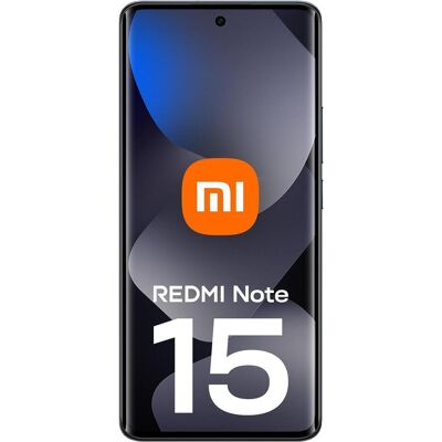 Xiaomi Redmi Note 15 (256 Go, Noir, 6.77", Double SIM hybride, 4G), Téléphone portable, Noir Xiaomi Redmi Note 15 (256 Go, Noir, 6.77", Double SIM hybride, 4G), Téléphone portable, Noir