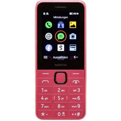 Nokia 225 Dual SIM, 4G, růžová (2024), (CZ, SK, HU), Téléphone portable à touches, Rose Nokia 225 Dual SIM, 4G, růžová (2024), (CZ, SK, HU), Téléphone portable à touches, Rose