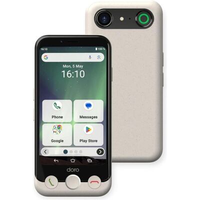 Doro Aurora A10 bone (64 Go, Noir, Blanc, 4.50", Double SIM, 4G), Téléphone portable, Blanc, Noir Doro Aurora A10 bone (64 Go, Noir, Blanc, 4.50", Double SIM, 4G), Téléphone portable, Blanc, Noir