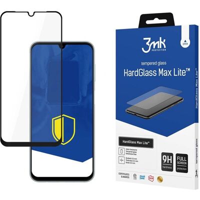 3MK tvrzené sklo HardGlass Max Lite Black pro Samsung Galaxy M16 5G (1 pcs, Samsung Galaxy A16 5G), Téléphone portable : film de protection, Noir 3MK tvrzené sklo HardGlass Max Lite Black pro Samsung Galaxy M16 5G (1 pcs, Samsung Galaxy A16 5G), Téléphone portable : film de protection, Noir