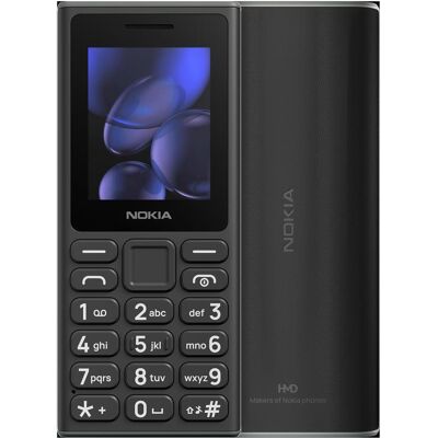 Nokia 105 Dual SIM, 2G, černá (2025), (CZ, SK, HU) (2"), Téléphone portable à touches, Noir Nokia 105 Dual SIM, 2G, černá (2025), (CZ, SK, HU) (2"), Téléphone portable à touches, Noir