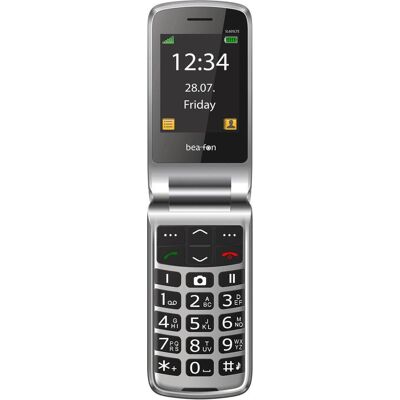 Bea-Fon Beafon SL605B schwarz Klapphandy 2.4 - vertragsfrei für alle Netze (2.40", 1.30 Mpx), Téléphone portable à touches, Argent, Noir Bea-Fon Beafon SL605B schwarz Klapphandy 2.4 - vertragsfrei für alle Netze (2.40", 1.30 Mpx), Téléphone portable à touches, Argent, Noir