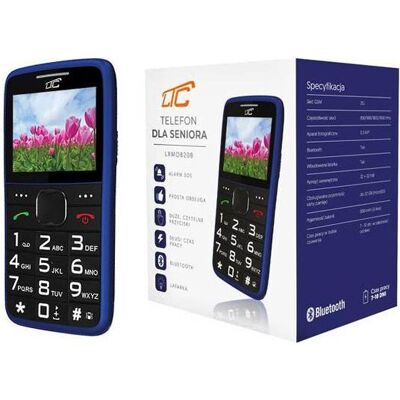 Maxcom Téléphone mobile GSM MOB20 TELEPHONE POUR SENIORS 2G, Téléphone portable à touches, Bleu Maxcom Téléphone mobile GSM MOB20 TELEPHONE POUR SENIORS 2G, Téléphone portable à touches, Bleu