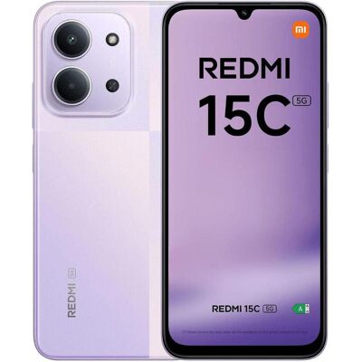 Xiaomi Redmi 15C 5G (256 Go, Pourpre foncé, 6.90", Double SIM, 5G), Téléphone portable, Violet Xiaomi Redmi 15C 5G (256 Go, Pourpre foncé, 6.90", Double SIM, 5G), Téléphone portable, Violet