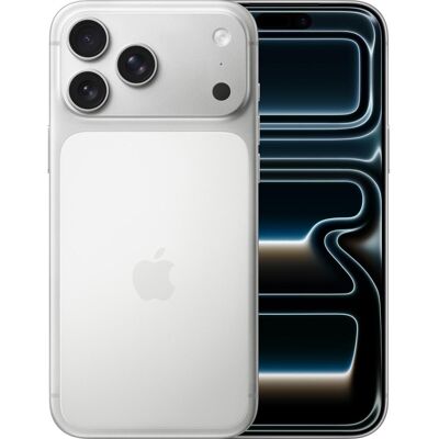 Apple iPhone 17 Pro Max (256 Go, Silver, 6.90", Double SIM, 5G), Téléphone portable, Argent Apple iPhone 17 Pro Max (256 Go, Silver, 6.90", Double SIM, 5G), Téléphone portable, Argent