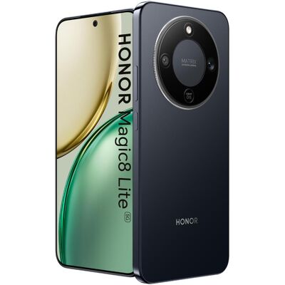 Honor Magic8 Lite (512 Go, Midnight Black, 6.79", Double SIM hybride, 5G), Téléphone portable, Noir Honor Magic8 Lite (512 Go, Midnight Black, 6.79", Double SIM hybride, 5G), Téléphone portable, Noir