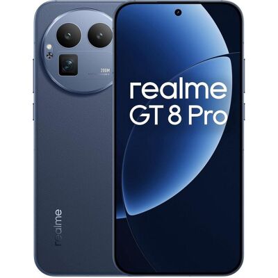 realme GT 8 Pro (256 Go, Bleu urbain, 6.79", Double SIM, 5G), Téléphone portable, Bleu realme GT 8 Pro (256 Go, Bleu urbain, 6.79", Double SIM, 5G), Téléphone portable, Bleu