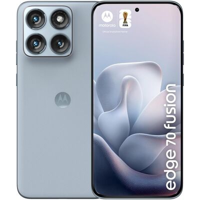 Motorola Edge 70 Fusion (256 Go, PANTONE Country Air, 6.78", Double SIM, 5G), Téléphone portable, Bleu Motorola Edge 70 Fusion (256 Go, PANTONE Country Air, 6.78", Double SIM, 5G), Téléphone portable, Bleu