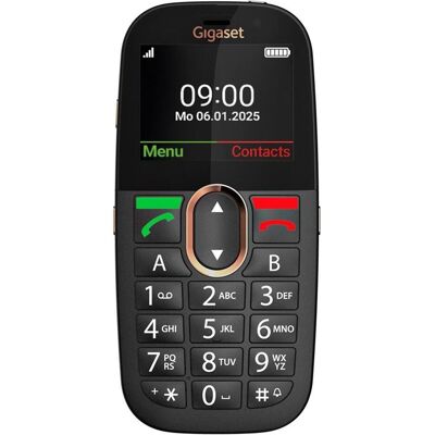Siemens Gigaset GL695 Téléphone classique 4G LTE avec carte SIM, noir (2.31", 2 Mpx), Téléphone portable à touches, Noir Siemens Gigaset GL695 Téléphone classique 4G LTE avec carte SIM, noir (2.31", 2 Mpx), Téléphone portable à touches, Noir