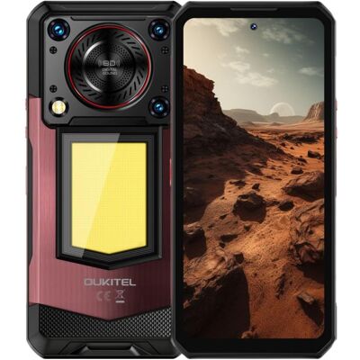 Oukitel WP56 (5G - 6.8" - NFC - 512 Go, 12 Go RAM - 16 000 mAh) Rouge (512 Go, Rouge, 6.80", 5G), Téléphone portable, Rouge Oukitel WP56 (5G - 6.8" - NFC - 512 Go, 12 Go RAM - 16 000 mAh) Rouge (512 Go, Rouge, 6.80", 5G), Téléphone portable, Rouge