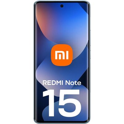 Xiaomi Redmi Note 15 (128 Go, Glacier Blue, 6.77", Double SIM hybride, 4G), Téléphone portable, Bleu Xiaomi Redmi Note 15 (128 Go, Glacier Blue, 6.77", Double SIM hybride, 4G), Téléphone portable, Bleu