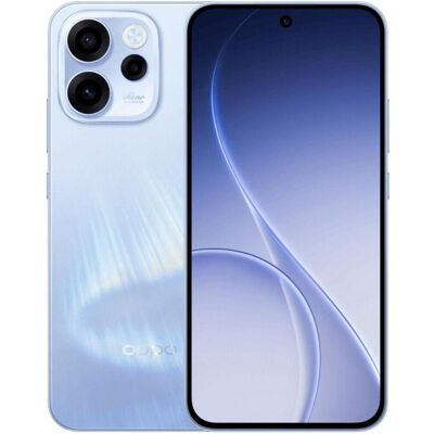 Oppo Reno15 F (256 Go, Aurora Blue, 6.57", Double SIM, 5G), Téléphone portable, Bleu Oppo Reno15 F (256 Go, Aurora Blue, 6.57", Double SIM, 5G), Téléphone portable, Bleu