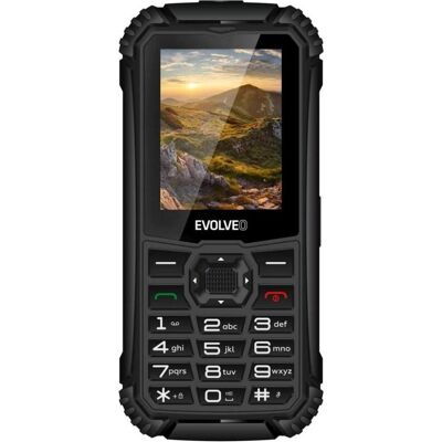 Evolveo StrongPhone Q1 noir / 2,4" / 0,3 MP / Dual-SIM / IP68 (2.40", 0.30 Mpx), Téléphone portable à touches, Noir Evolveo StrongPhone Q1 noir / 2,4" / 0,3 MP / Dual-SIM / IP68 (2.40", 0.30 Mpx), Téléphone portable à touches, Noir