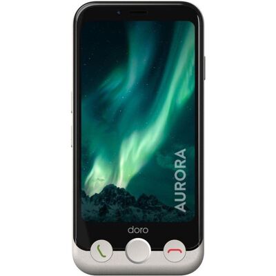 Doro Aurora A30 bone (128 Go, Noir, Blanc, 6.10", Double SIM, 4G), Téléphone portable, Blanc Doro Aurora A30 bone (128 Go, Noir, Blanc, 6.10", Double SIM, 4G), Téléphone portable, Blanc
