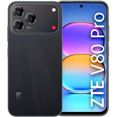 ZTE V80 PRO 8/256GB BLACK (256 Go, Noir, Noir plume, 6.75", Double SIM hybride, 4G), Téléphone portable, Noir ZTE V80 PRO 8/256GB BLACK (256 Go, Noir, Noir plume, 6.75", Double SIM hybride, 4G), Téléphone portable, Noir