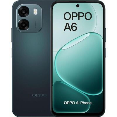 Oppo A6 (256 Go, Noir, Noir saphir, 6.75", Double SIM, 4G), Téléphone portable, Noir Oppo A6 (256 Go, Noir, Noir saphir, 6.75", Double SIM, 4G), Téléphone portable, Noir