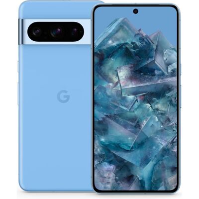 Google Pixel 8 Pro (128 Go, Bay, 6.70", SIM + eSIM, 5G), Téléphone portable, Bleu Google Pixel 8 Pro (128 Go, Bay, 6.70", SIM + eSIM, 5G), Téléphone portable, Bleu